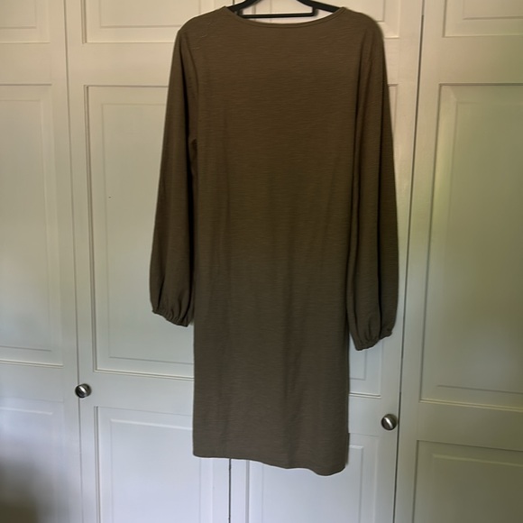 Lionstill XL Olive Long Sleeved Dress - Picture 7 of 10